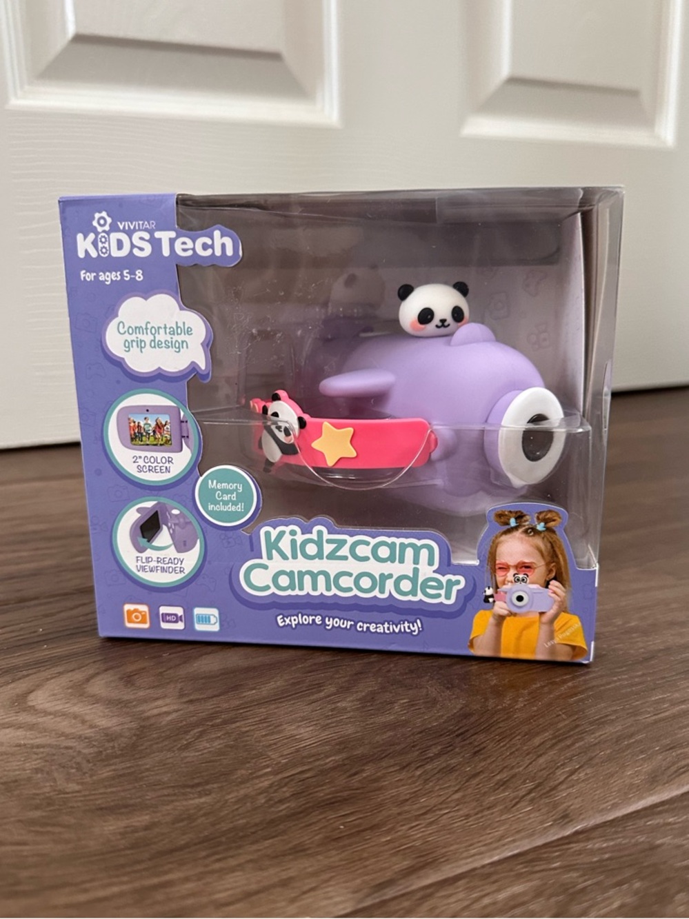 NEW Vivitar Kidzcam Camcorder Pink and Purple Camera for Kids